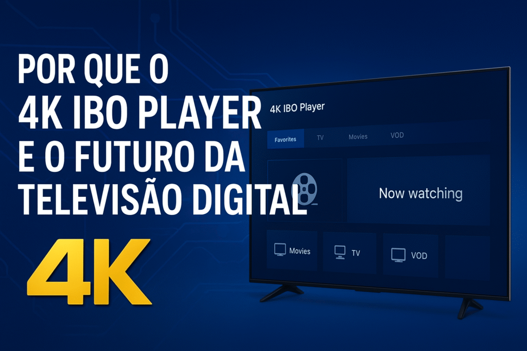 Banner 4K IBO Player – O Futuro da Televisão Digital em Portugal